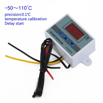 

220/12/24V Digital LED Temperature Controller +waterproof Probe High Precision
