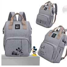Disney – sacs à couches multifonctions Minnie Mickey pour maman, sac à dos de maternité, pour poussette