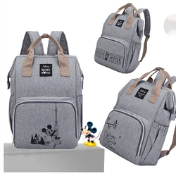 Disney – sacs à couches multifonctions Minnie Mickey pour maman, sac à dos de maternité, pour poussette 