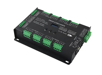 

BC-632 Digital display RDM Support 8Bit 16bit RGB RGBW DMX to PWM decoder 32 channel led strip DMX512 Decoder