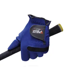 PGM 1 шт. правая/левая рука перчатки для гольфа, дышащие мягкие тканевые перчатки из микрофибры противоскользящие перчатки гольф варежки D0010