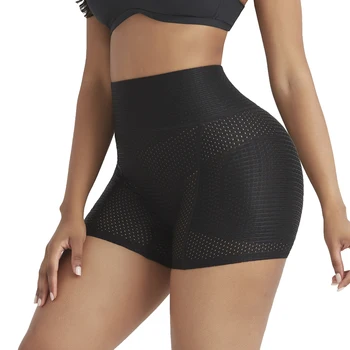 

High Waisted Shapewear Mesh Padded Butt Lifter Slimming Shaper Shorts