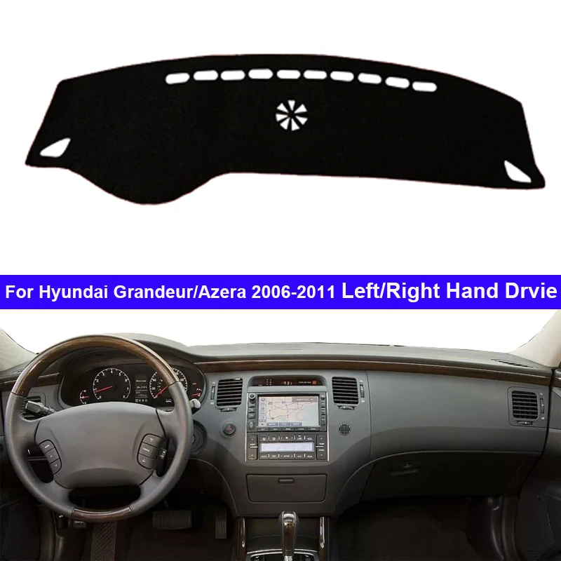 Автомобильная Внутренняя крышка приборной панели для Hyundai Grandeur Azera 2006 - 2011 LHD RHD