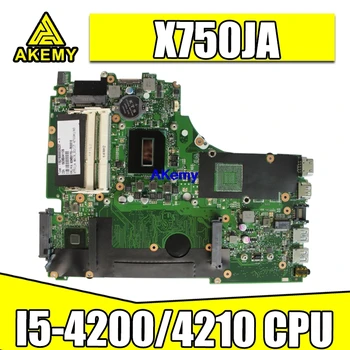 

X750JA-I5-4200/4210 Motherboard For Asus X750J k750J A750J X750JB Notebook notebook motherboard mainboard