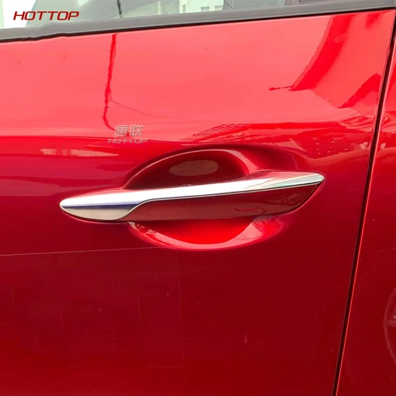ABS серебряная крышка дверной ручки декоративная отделка наклейка для Mazda 3 Axela 2020 |