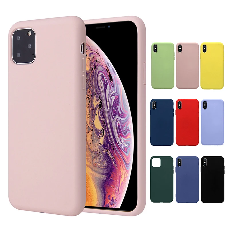 

Official Original Liquid Silicone Phone Case for iPhone 11 Pro XS Max X Case for iPhone 7 8 6 S 6S Plus XR Cover Funda
