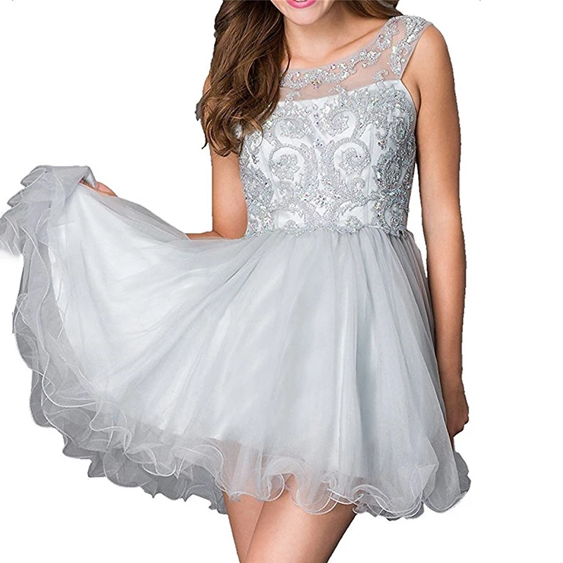Princess Dresses for Women Short Length Dress Applique Sexy Backless Lace Evening Party Ball Gown Dancing | Свадьбы и торжества