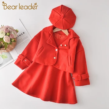 

Bear Leader Girls Cool Clothing Sets 2020 New Winter Kids Fashion Outfits Girl Autumn Children Clothing Toddler Costume with Hat