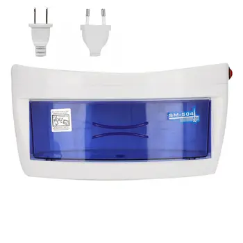 

110V/220V 6W Nail Art Sterilizer Box UV Ozone Disinfection Cabinet Nail Art Disinfection Tool US EU Plug