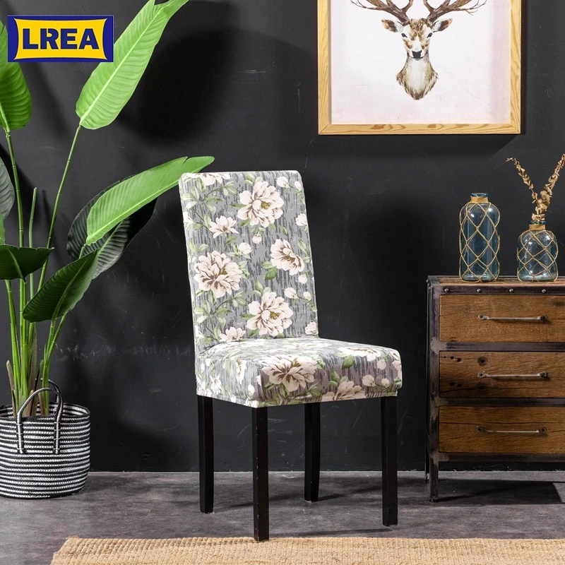 

Universal Chair Cover European-style pastoral landscape Household Hotel Chair Cover Integral Elastic Chair Cover