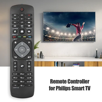 

Replacement Convenient TV Remote Control Household Bedroom Decoration for PHILIPS YKF347-003 LCD TV Smart Controller