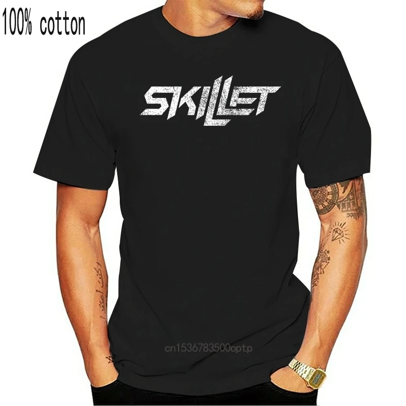 Skillet Rock Band T Shirt Black New O Neck Fashion Casual High Quality