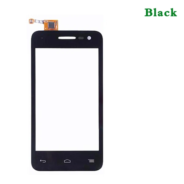 Замена 4," для Alcatel One Touch Pop S3 OT5050 50x 5050Y сенсорный экран дигитайзер сенсор внешняя стеклянная панель объектива - Цвет: Черный