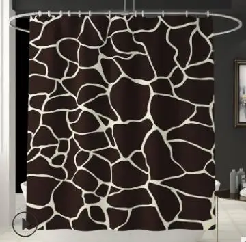 Shower curtain 1 Прямая поставка мраморная занавеска для душа и набор ковриков для ванной коврики для туалета крышка для унитаза крышка наборы занавесок для душа с ковриком - Цвет: Shower curtain 1