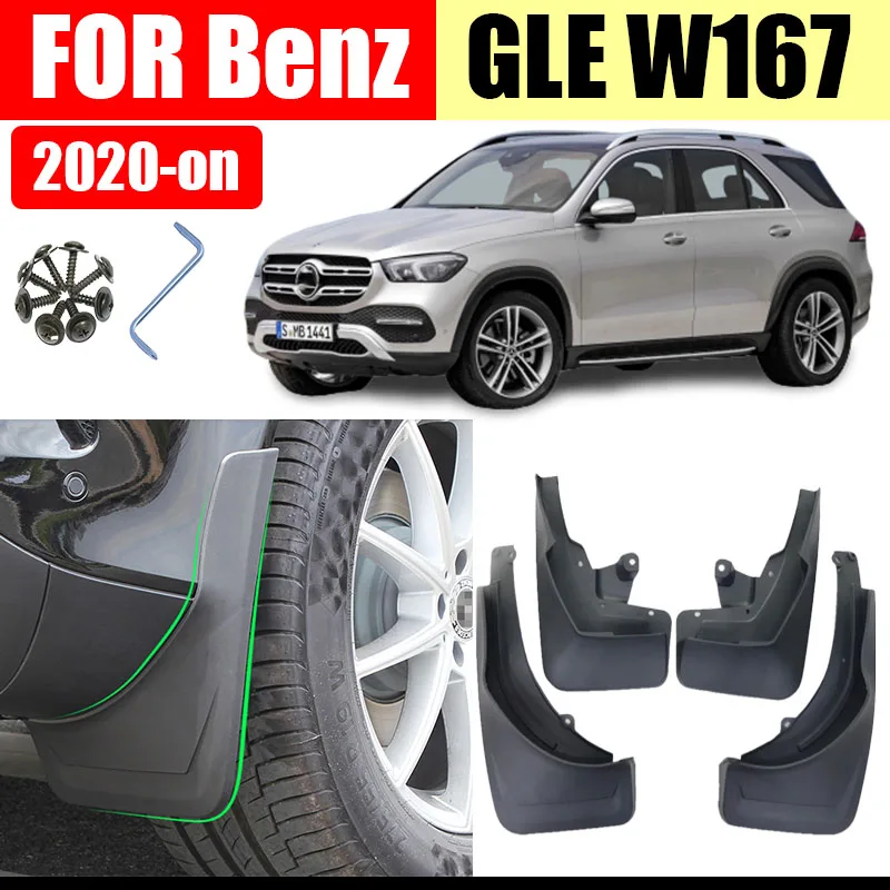 

mud flaps for Benz GLE w167 GLE350 450 400 Mudguards Fender Mud flap splash Guard fenders Mudguard car accessories Front Rear