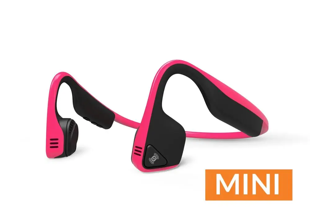 Mini Pink Костная проводимость беспроводные Bluetooth наушники с микрофоном для спорта Aftershokz AS600 Trekz titanium - Цвет: Mini Pink