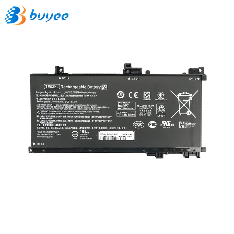 TE03XL новый оригинальный аккумулятор для ноутбука HP TPN-Q173 15-bc011TX 15-bc012TX 15-bc013TX 11 55 v 61.6wh