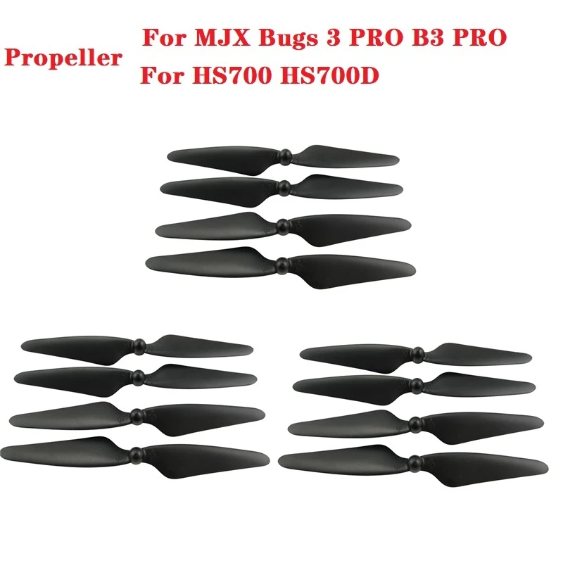 

12Pcs Original Propeller for MJX Bugs 3 PRO B3 PRO HS700 HS700D brushless four-axis aircraft blade spare parts drone propeller