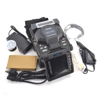 

sat-17s six Motors Core Alignment Optical Fiber Fusion Splicer FTTH Fiber splicing Machine with car charger
