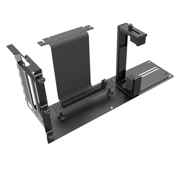 

With 7 Slots Mount Universal Anti-interference Professional Vertical PCI-E Bracket Durable Cable Computer Case DIY Unassembled