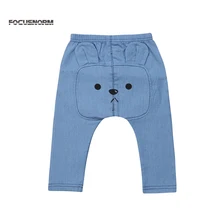 Одежда для маленьких мальчиков, одежда из джинсовой ткани, длинные штаны, детские штаны, модные штаны для малышей