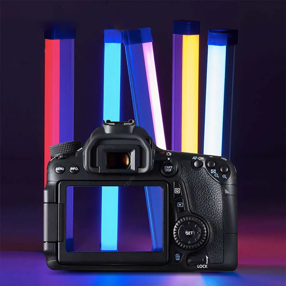 Светодиодный светильник для фотосъемки ручной с USB перезаряжаемый RGB