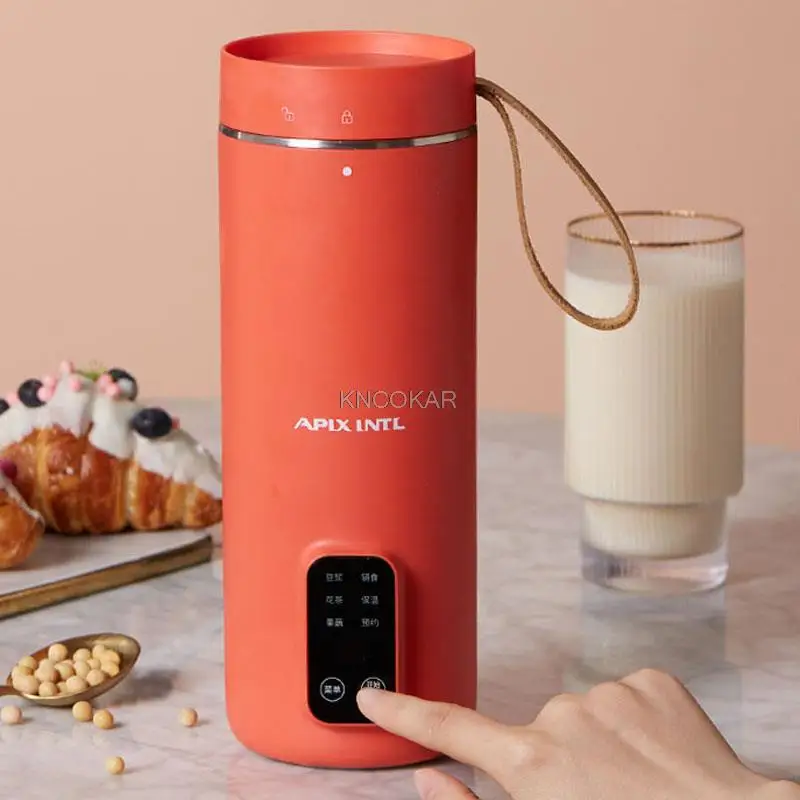 350ml Soymilk Maker Machine Portable Juicer Food Blender Multicooker Heating Soya-Bean Milk Stir Rice Paste Maker Filter-free