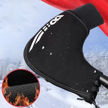 

Winter Thermal Motorcycle Handlebar Gloves MTB Road Bike Windproof Handlebar Muff Grip Mittens Cycling Bar Cover Warm Gloves
