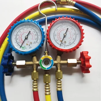

R134A Refrigerant Charging Hose with 2 Quick Coupler For R134A Air-conditioning Refrigeration Auto Manifold Gauge Set