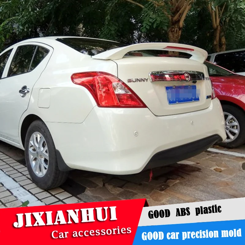 Спойлер для Versa 2011-2015 Nissan Sunny Sedan спойлер jsdK из АБС-пластика цвет заднего крыла