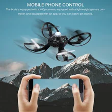 Складной миниатюрный Дрон Квадрокоптер индукционный Дрон управление мобильным телефоном жестом самолет дистанционное зондирование НЛО взаимодействие летающие игрушки