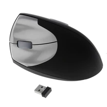 Беспроводной вертикальный эргономичный оптический мышь для ноутбука, настольного компьютера, ПК, Macbook регулируемые USB мыши для ноутбука ПК мышь