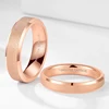 TIGRADE Tungsten Carbide Rose Gold Frosted Ring 4mm 6mm For Women Men Wedding Engagement Band Matte Brushed Female anillos mujer ► Photo 2/6