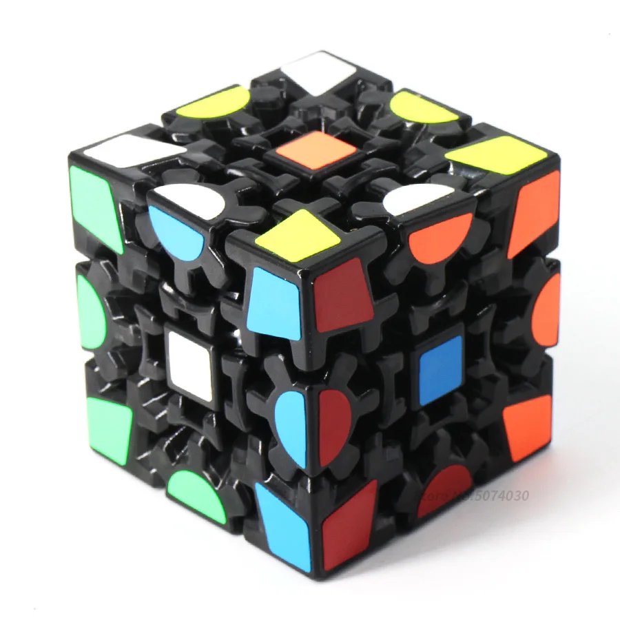Yumo 3x3 Gear Puzzle Twist Cube 3x3x3 Gear 3*3*3 Professional Game Toys Strange Shape