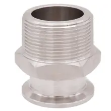 1.5" TC x 1.5" Male NPT, SS304, 3A Standard, Homebrew Clover Fitting, Brewer Hardware, Sanitary Hardware