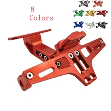 Универсальный CNC мотоцикл задний номерной знак держатель и регулируемый угол лицензии для Honda cbr 600 f 650f VTX1300 vtx 1300