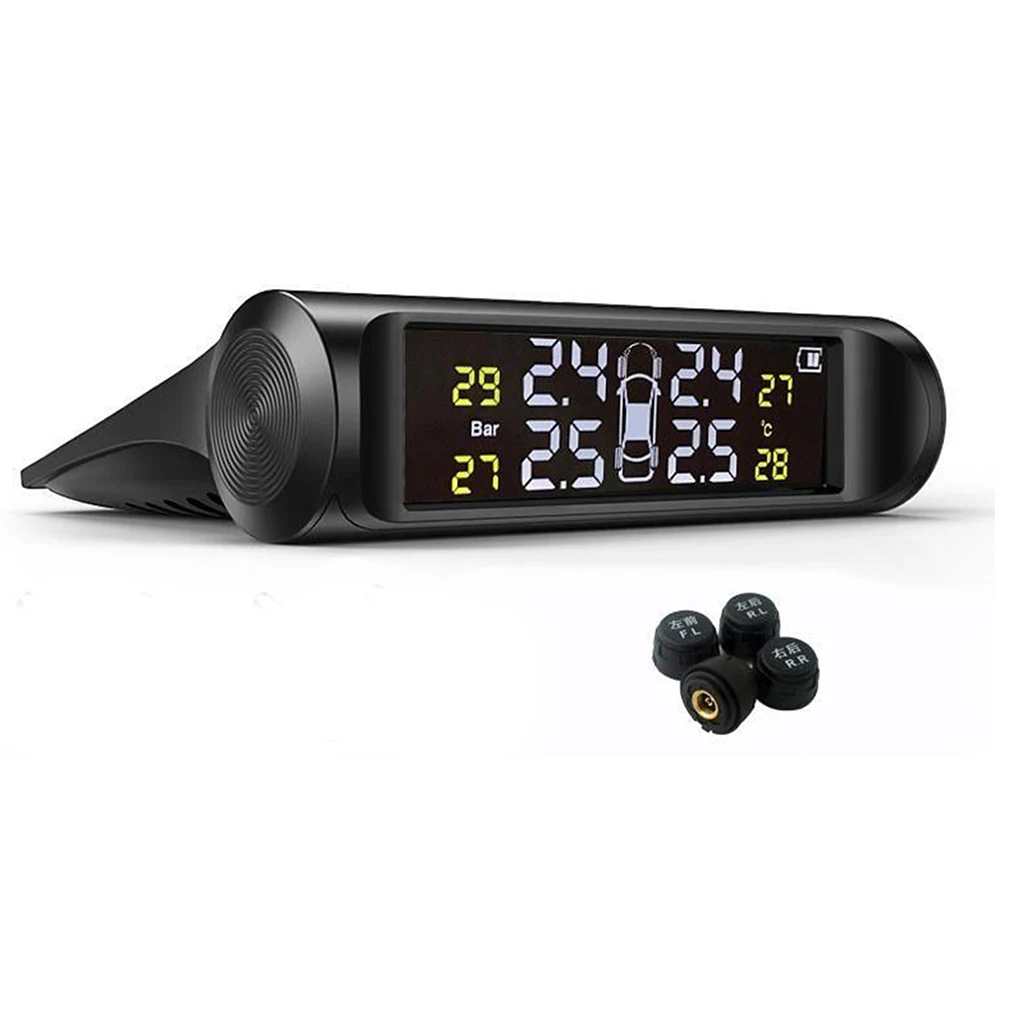 TPMS Car Tire Pressure Monitoring System-LCD Screen Design Alarm Modes with 4 External Tpms Sensor TD1 TPMS Car Tire Pressure Monitoring System-LCD Screen Design Alarm Modes with 4 External Tpms Sensor TD1