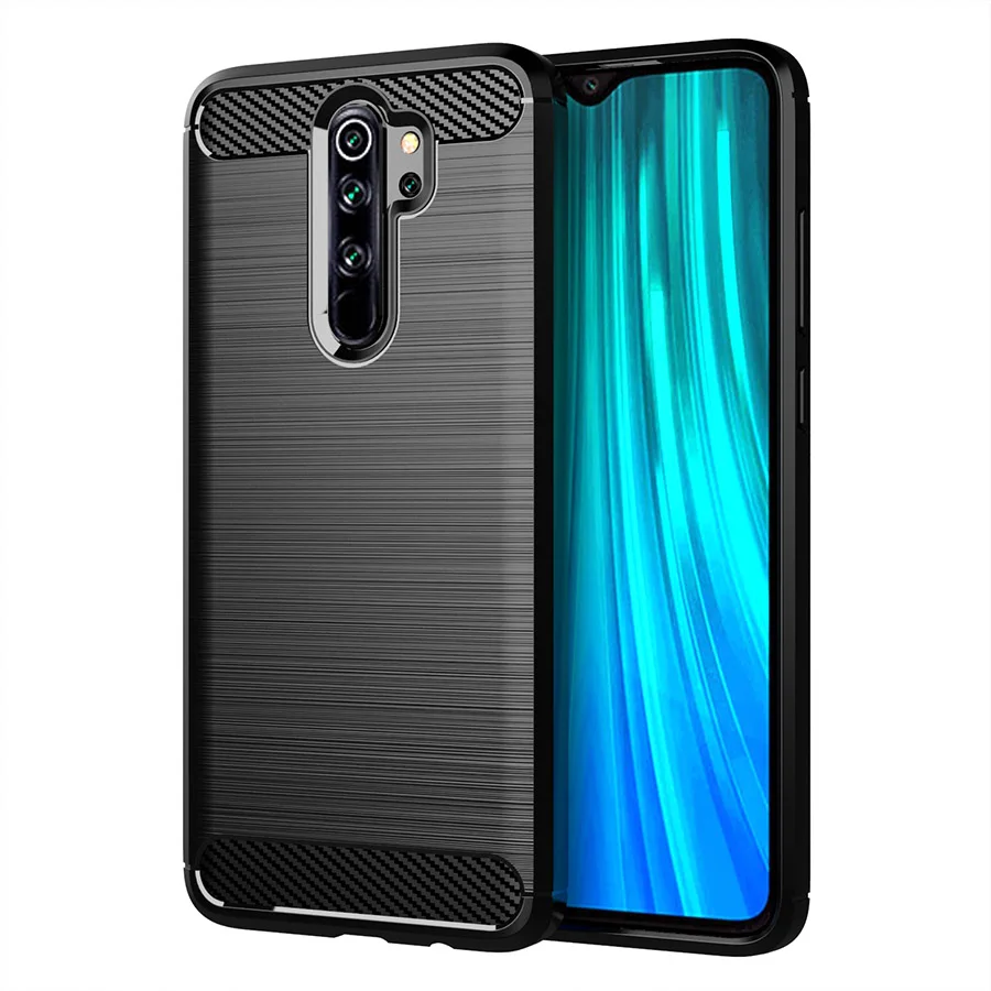 

For Xiaomi Redmi Note 8 Case Redmi Note 8 Pro Silicone Carbon Fiber Shockproof Cover Phone Cases Global Xiomi Redmi Note8 Cases