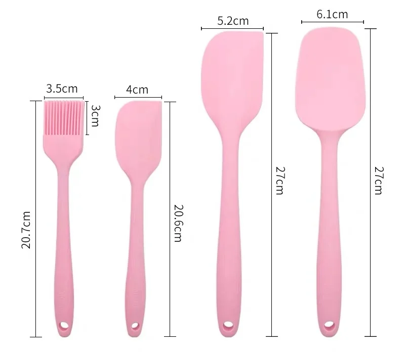  Cake Tool Grill Brush Silicone Cream Cake Spatula Stirring Batter Scraper Butter Mixer Cake Brush B