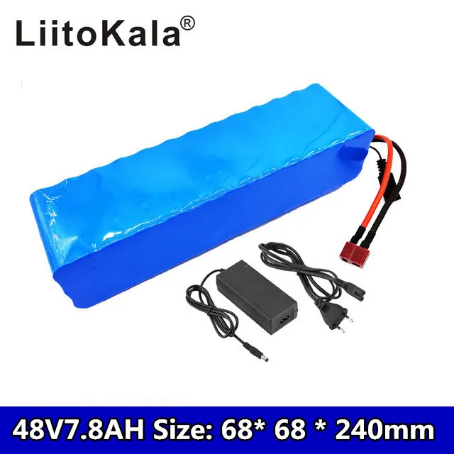 LiitoKala 48V 7.8ah 13s3p Высокая мощность 18650 Электрический мотоцикл электрический