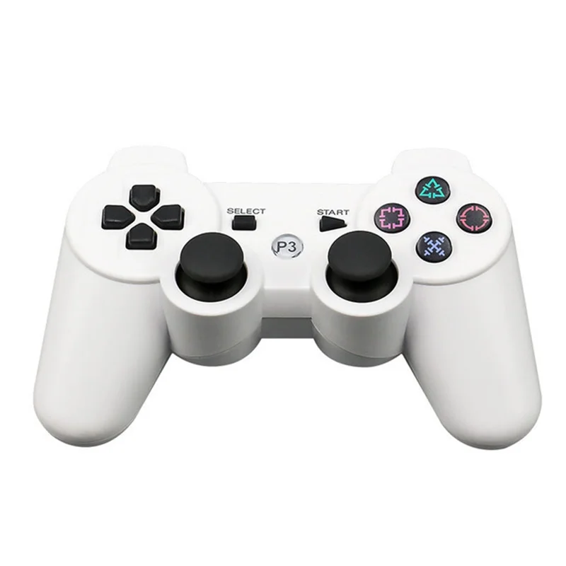 Новинка для PS3 беспроводной Bluetooth пульт дистанционного управления игровой джойстик контроллер игровой консоли джойстик для PS3 консоли геймпады r20 - Цвет: Белый