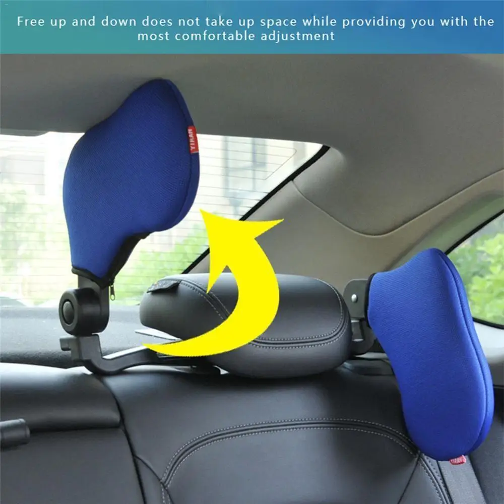 1 комплект регулируемое для сидения автомобиля подголовник для путешествий подушка под шею Авто ворс сон обе стороны Подушка для детей взрослых