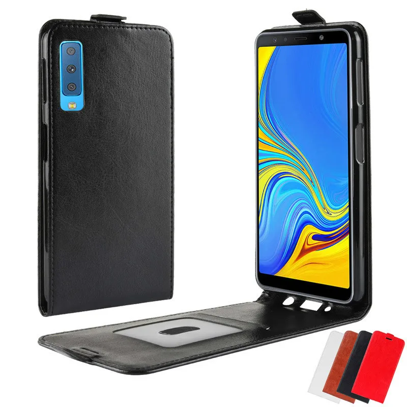 Флип чехол для Samsung Galaxy A7 A750 кожаный A750F искусственный телефона мягкий из