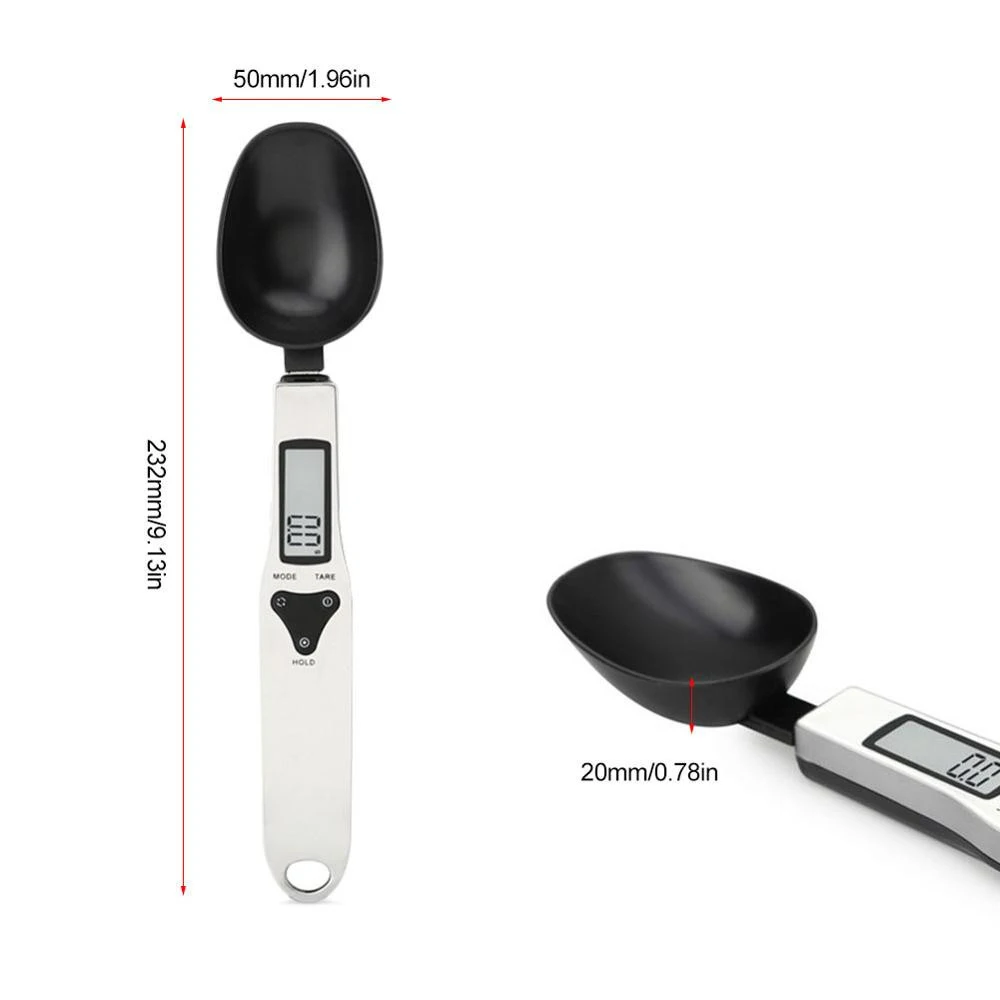 LCD Digital Kitchen Scale Electronic Cooking Food Weight Measuring Spoon 500g 0.1g Coffee Tea Sugar Spoon Scale Kitchen Tool electronic kitchen scale electronic measuring spoon