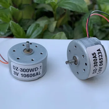 

Sankyo Micro DC 1.5V-6V RF-300CA Motor 7700RPM Mini 300 Motor 24mm Round Mute Electric Spindle Motor DIY Solar Power Toy Model
