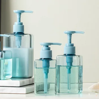 

150/280ml Soap Bottle Travel Clear Squeezed Hand Sanitizer Dispenser Points Bottling Shampoo Lotion Shower Gel Foam Pump Bottles