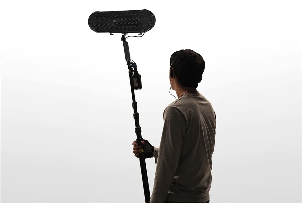 BOYA BY-WS1000 Microphones Blimp Windshield Suspension System for Shotgun Mic for Canon Nikon Sony DSLR Camcorder Recorder 3pcs