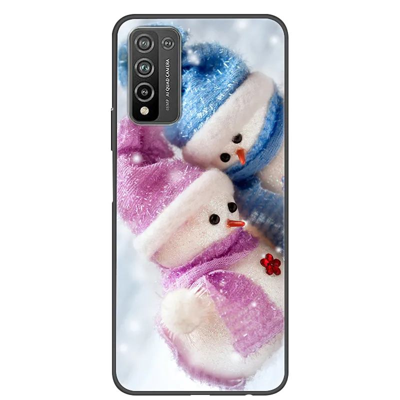 Cho POCO M3 Ốp Lưng Dễ Thương Silicon Giáng Sinh Ốp Điện Thoại Dành Cho Xiaomi Poco M3 M 3 Mềm TPU Bao POCO x3 NFC Coque Quà Tặng Năm Mới 