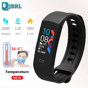 

Sports Bluetooth Smartwatch Women Temperature Smart Watch Men Fitness Band Heart Rate Smart Clock Ladies Android IOS Wristband