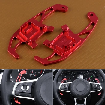 

CITALL 2PCS Steering Wheel Shift Paddle DSG Extension Fit for VW Polo GTI Golf 7 MK7 Passat Variant Rline Scirocco